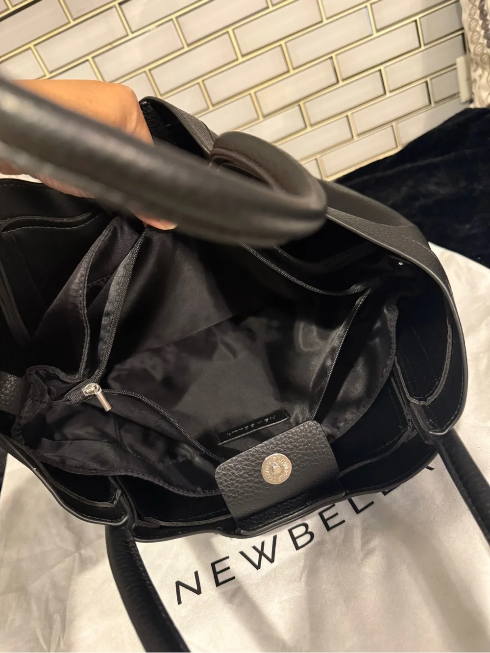NEWBELLA Kelly L Size 2-PC PU Tote Shoulder Bag